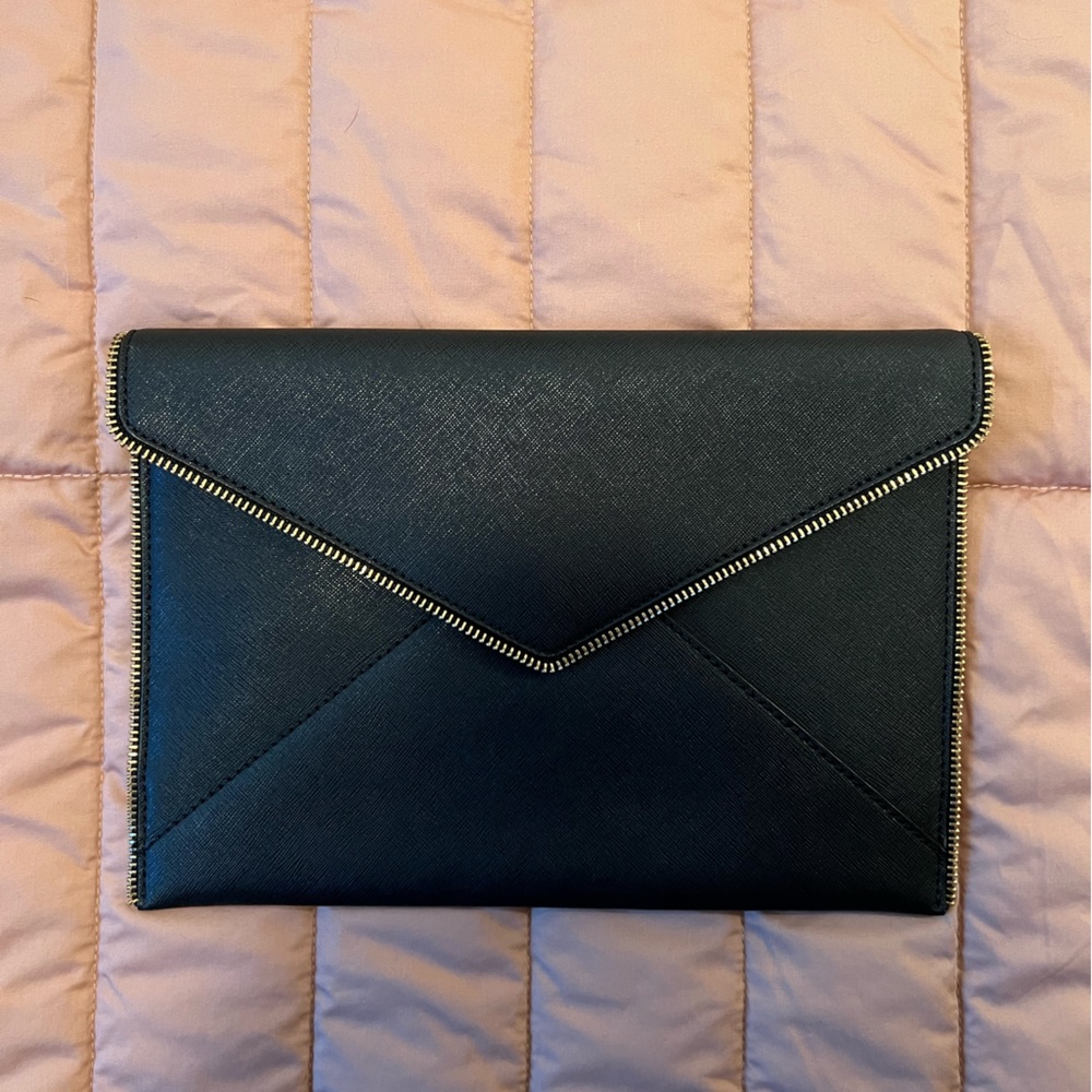 Rebecca Minkoff zipper detail Envelope Clutch